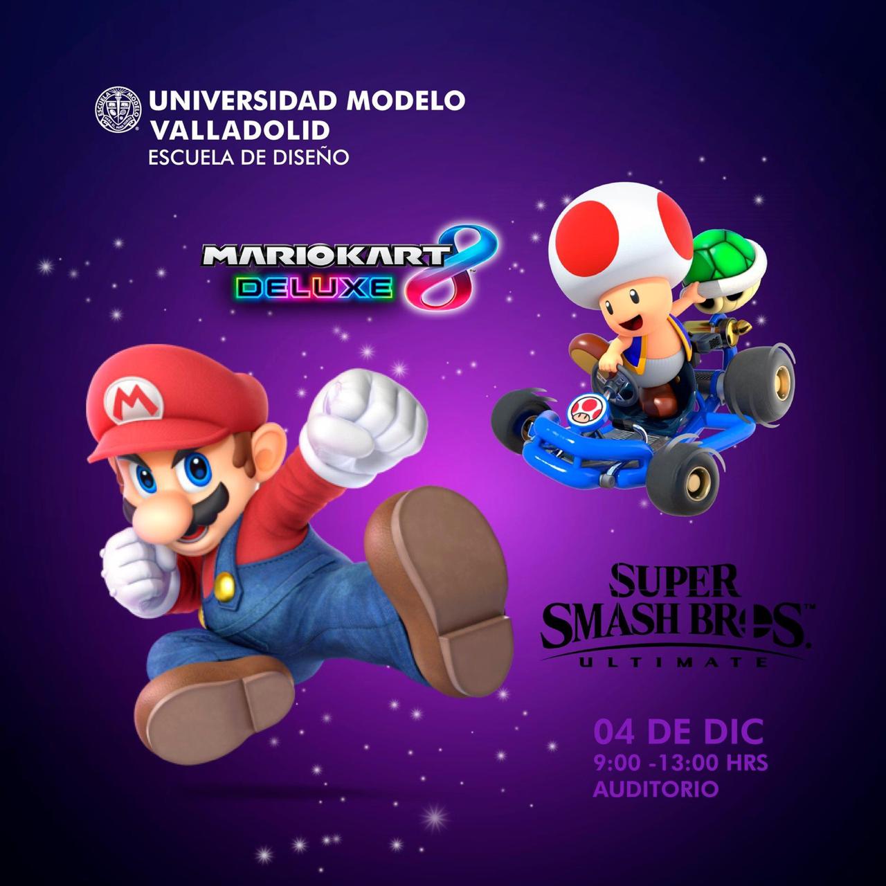 TORNEO LIBRE DE SUPER SMASH BROS Y MARIO KART