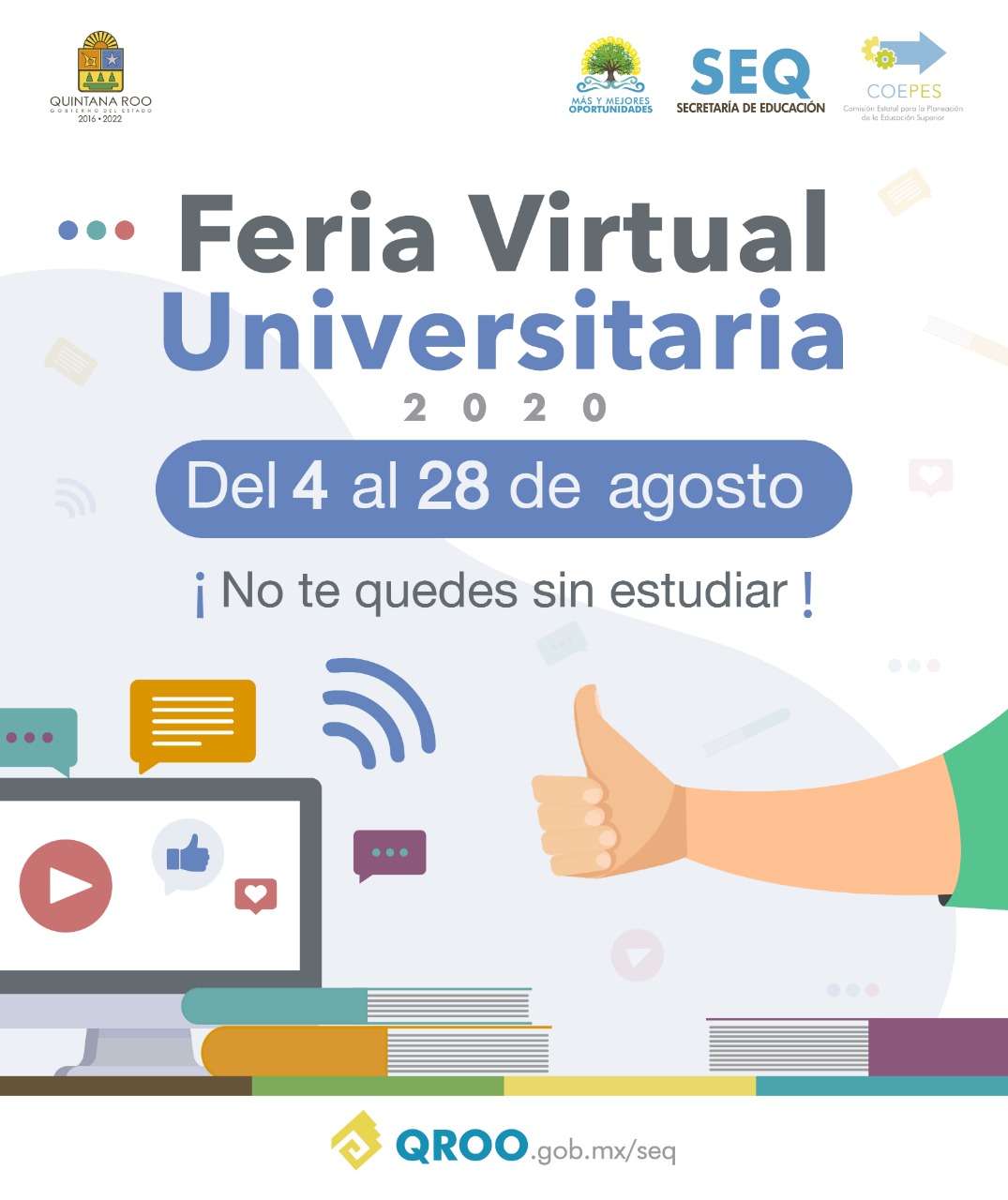 Inauguran la Primera Feria Virtual Universitaria “No te quedes sin estudiar”